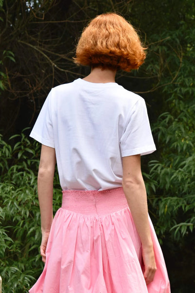COOP - SIMPLY BOWTIFUL T-SHIRT - WHITE & PINK