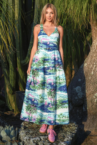 COOP -BOW-NANZA DRESS - BLUE