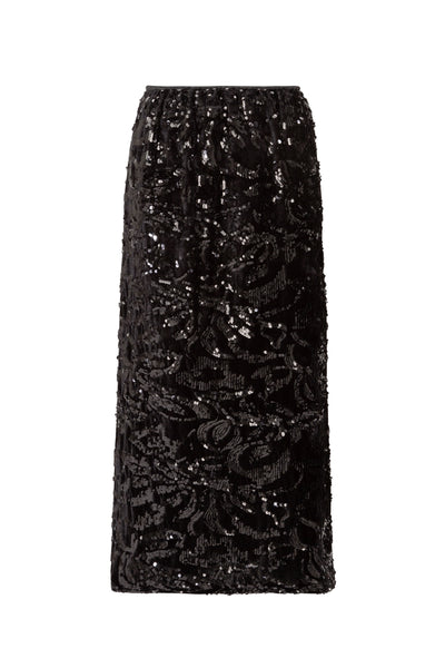 COOP - SHIMMY SHIMMER SKIRT - BLACK