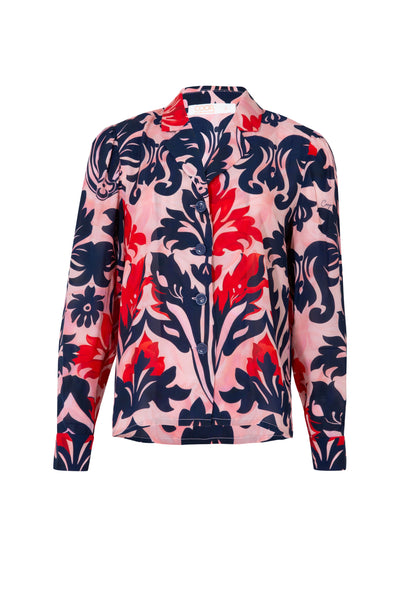COOP - CAN YOU JACKET SHIRT - PINK & NAVY