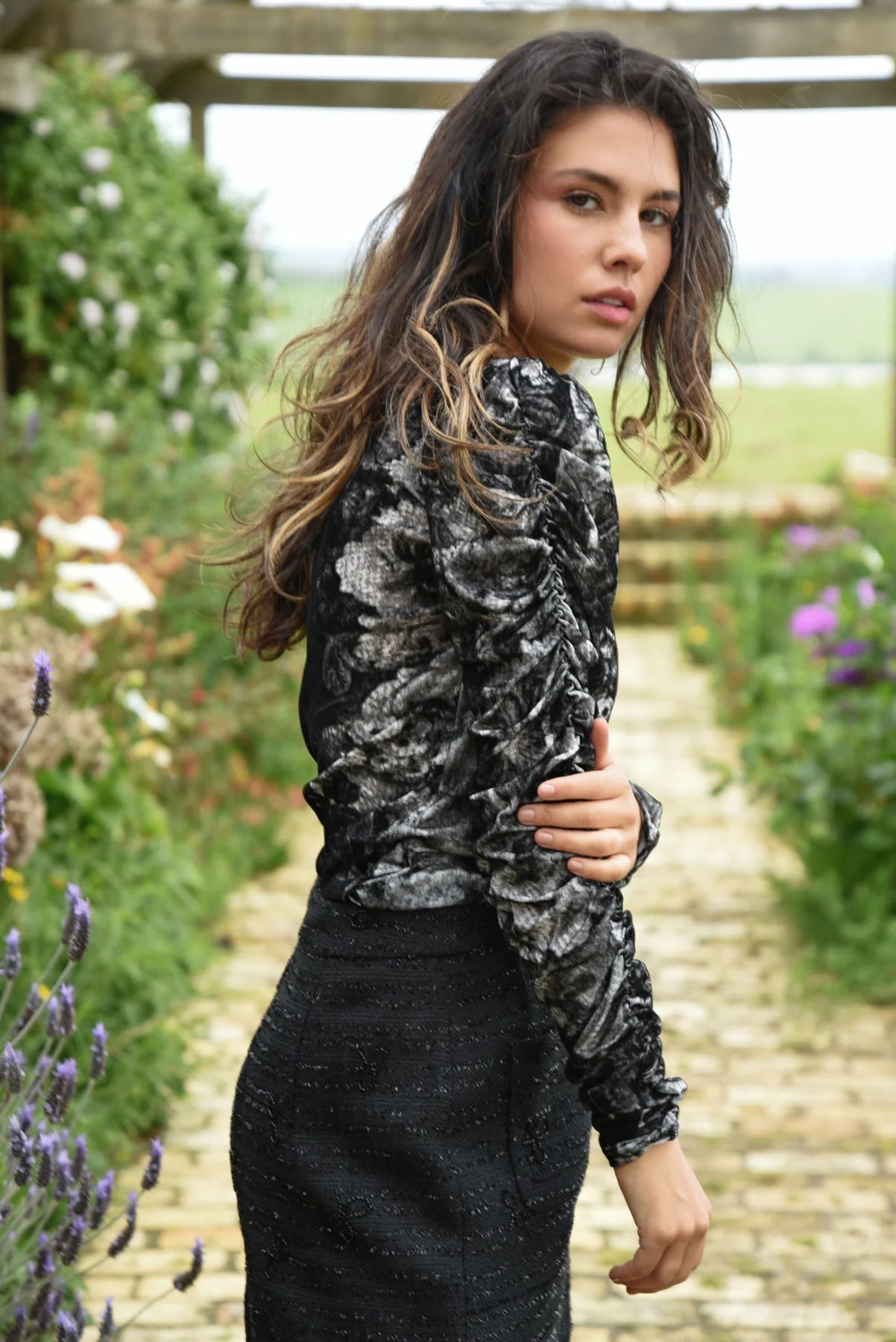 COOP - RUCHE THE DAY TOP - BLACK