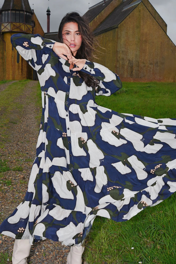 COOP - SUN & THE SWOON DRESS - NAVY
