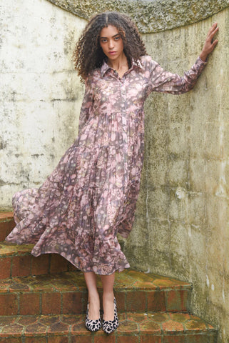 COOP - SUN & THE SWOON DRESS - PINK & GREY