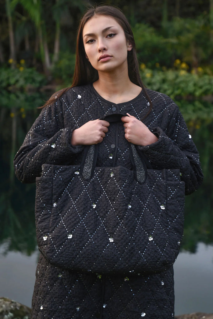 COOP TWINKLE TOTE BAG  - BLACK