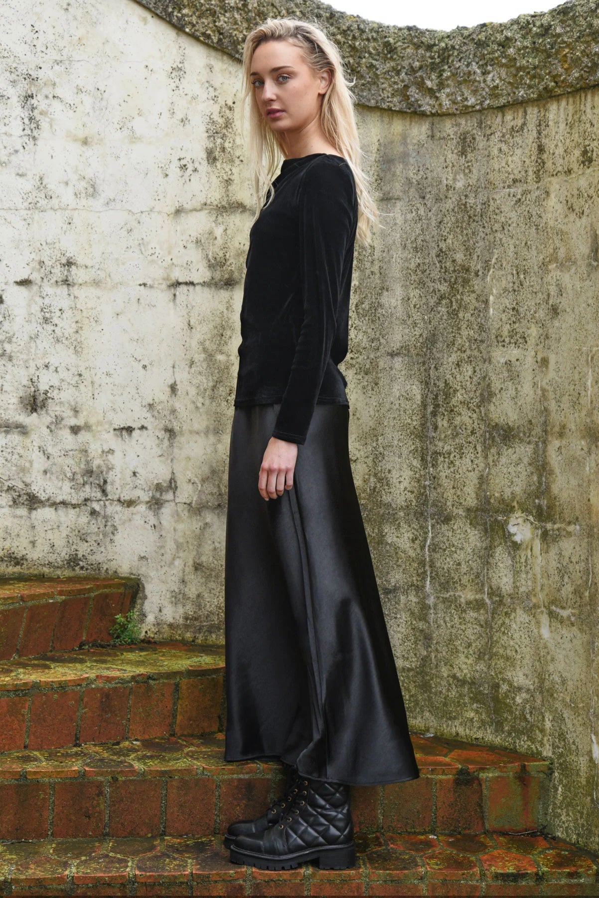 COOP - BIAS THE WAY SKIRT - BLACK