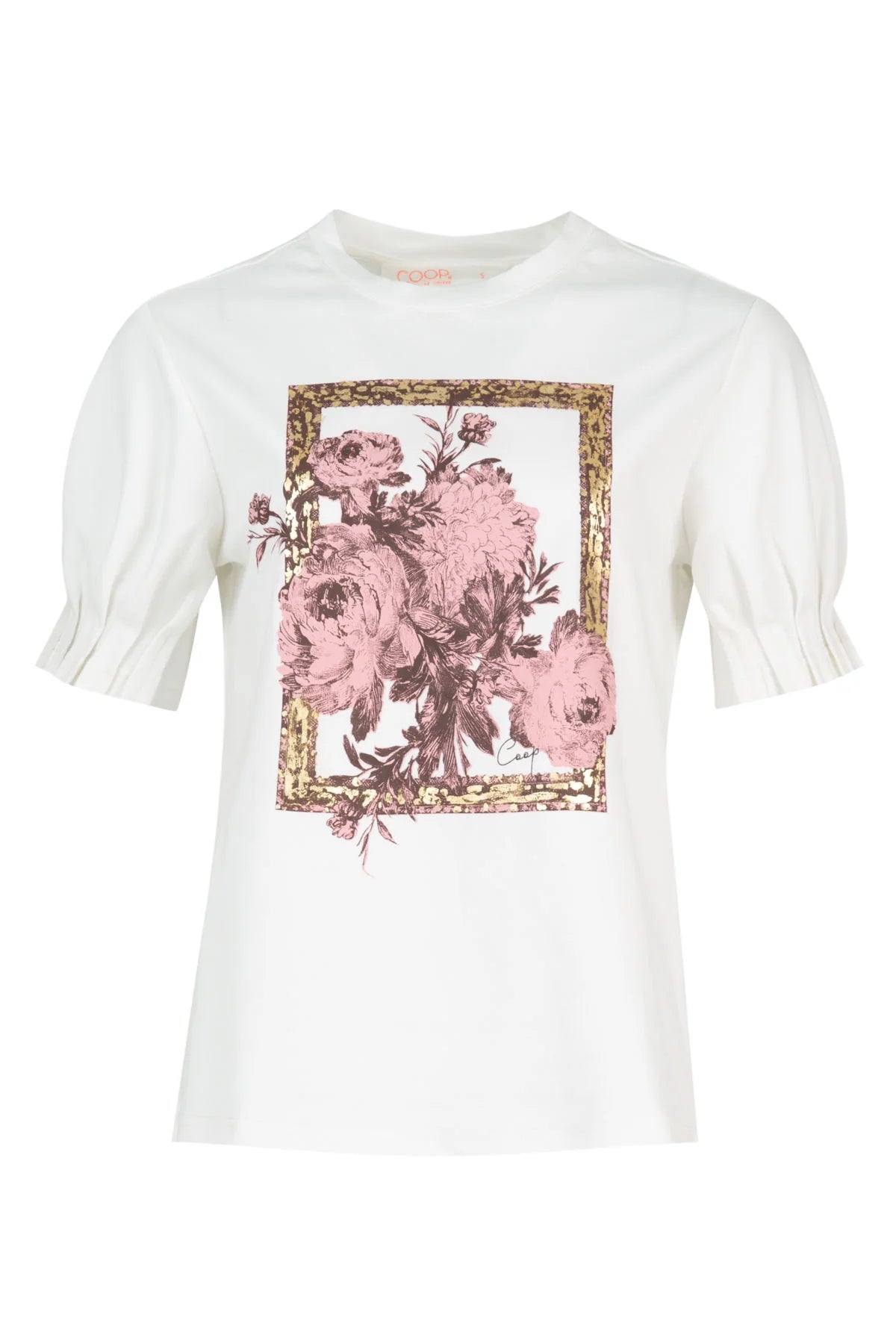 COOP - FOIL & FLOURISH T-SHIRT - WHITE