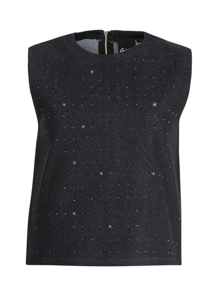 CURATE - STAY OUT ALL BRIGHT TOP - BLACK
