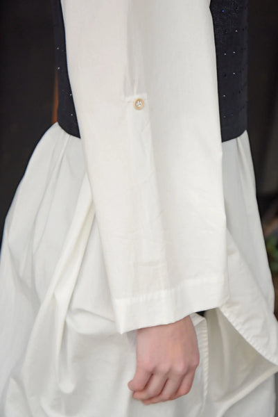CURATE - MONOCHROME MAGIC DRESS - WHITE