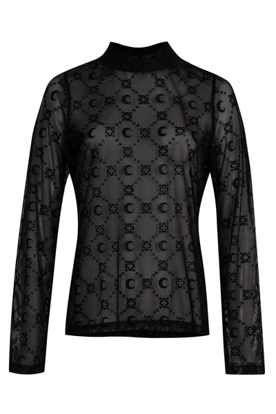 CURATE - DON'T GET MESHY TOP - BLACK