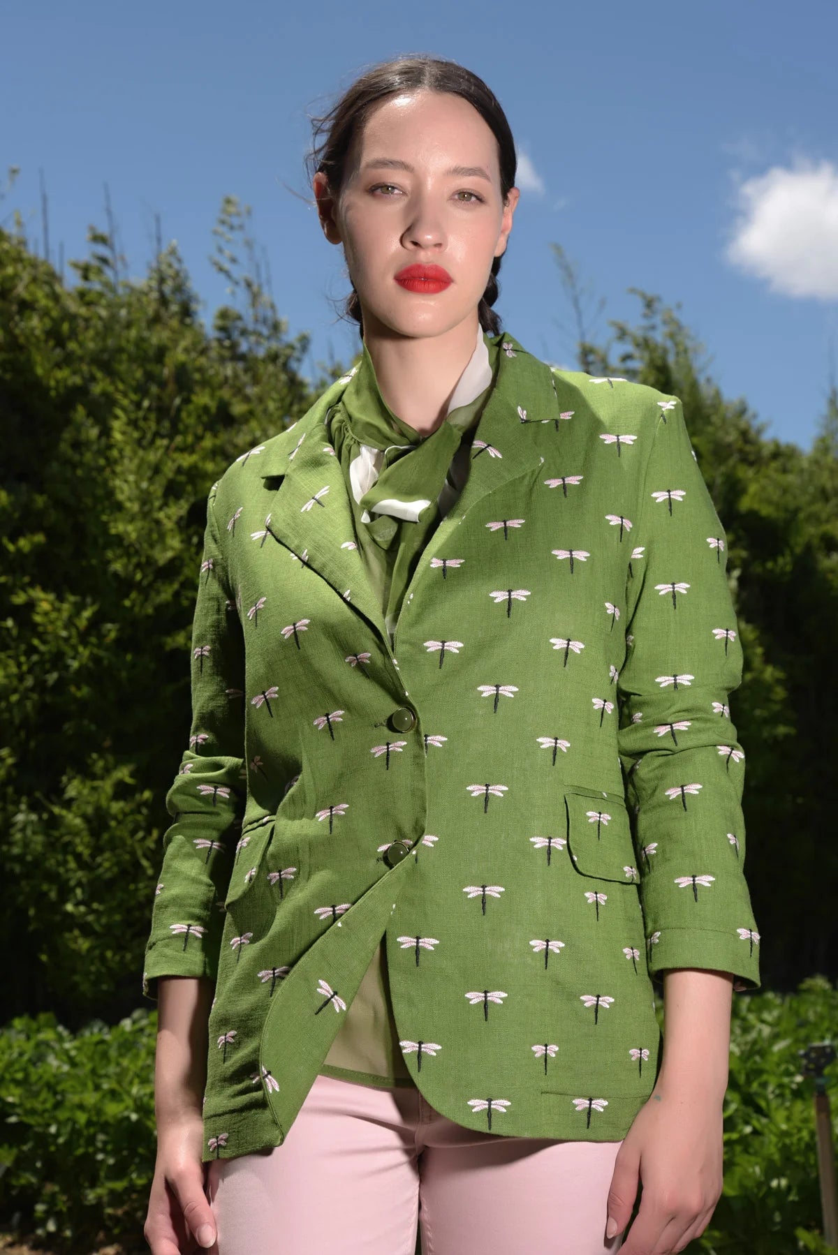 1.Curate By Trelise Cooper - FEELING BLAZED JACKET - GREEN