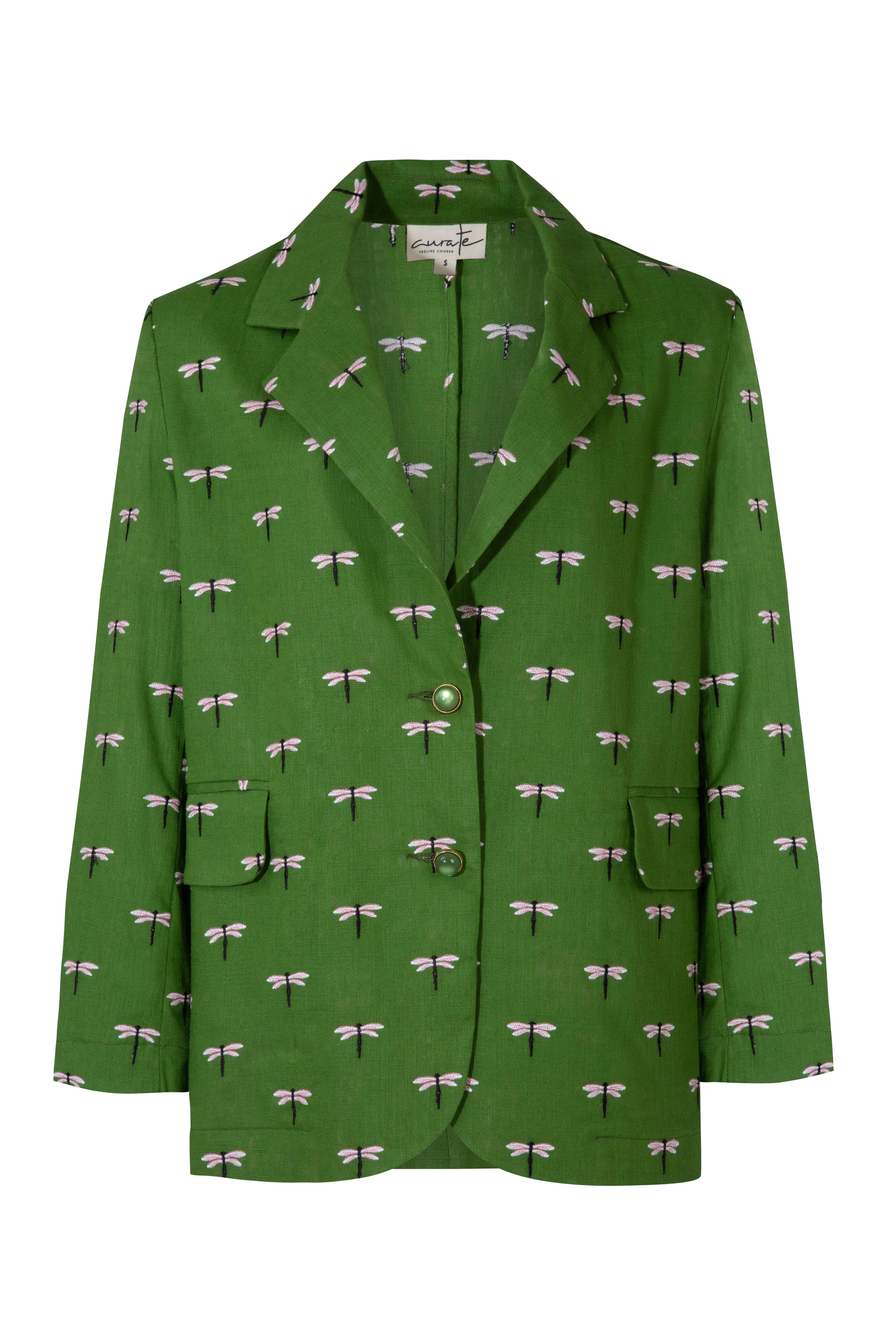 1.Curate By Trelise Cooper - FEELING BLAZED JACKET - GREEN