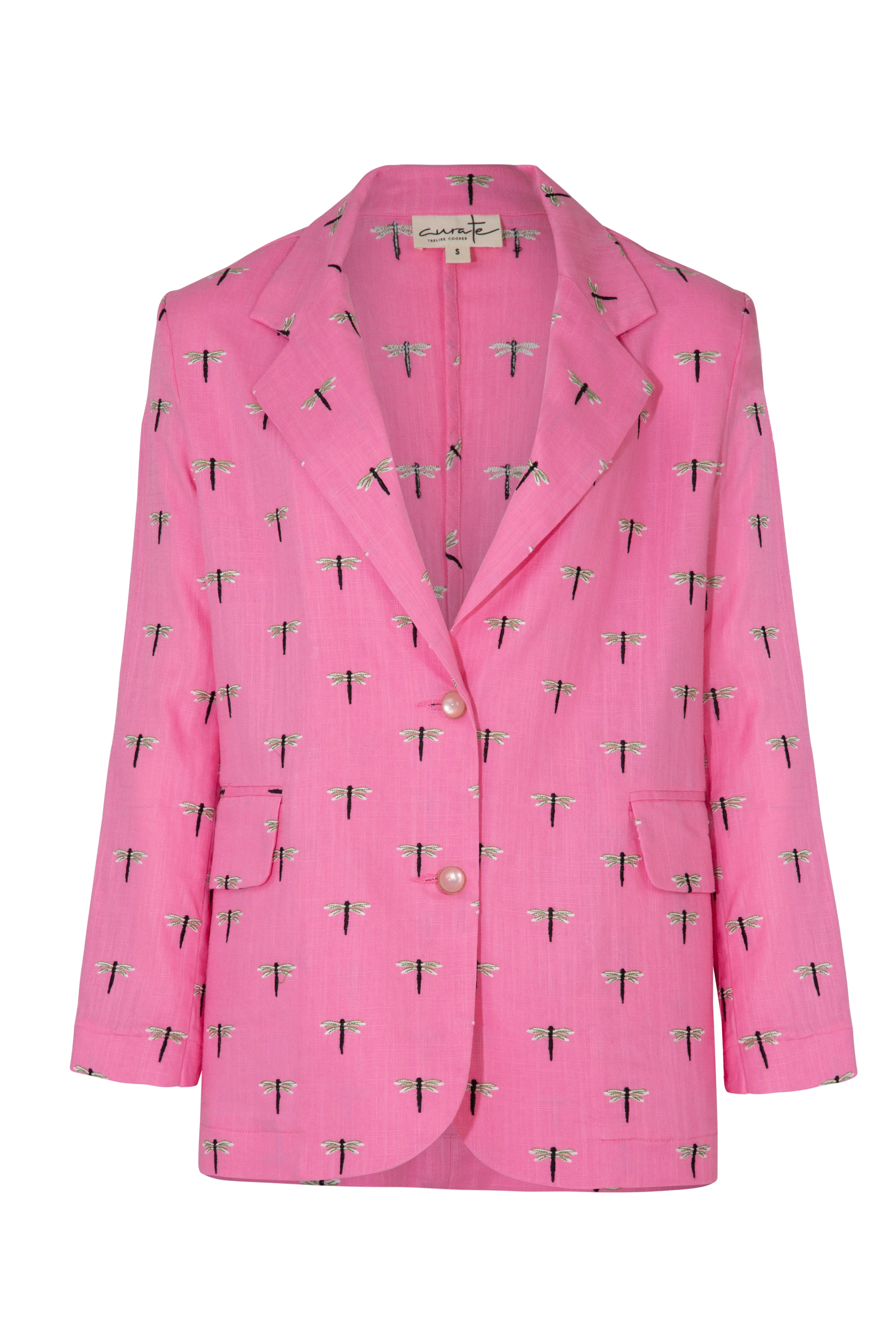 5.Curate By Trelise Cooper - FEELING BLAZED JACKET - PINK