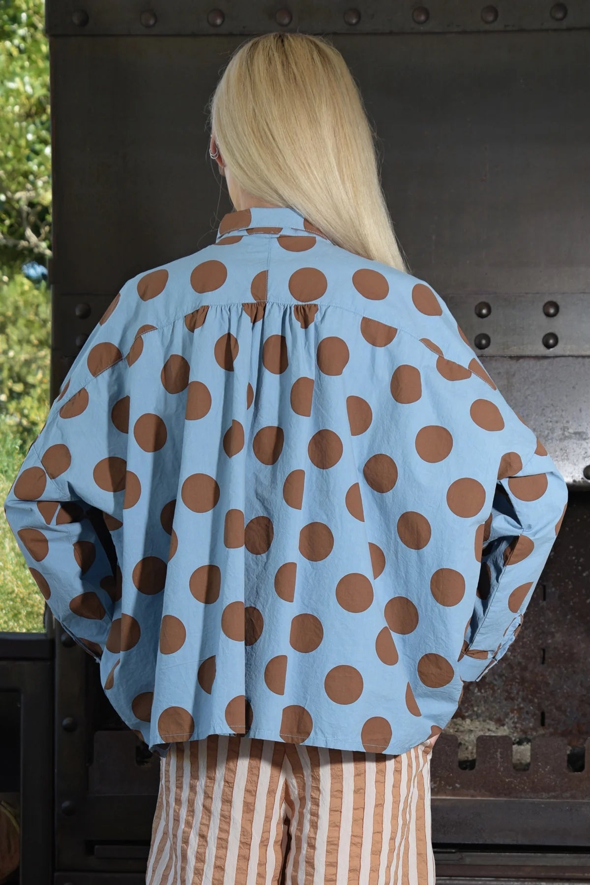 9.Curate By Trelise Cooper - LOUD AND PROUD SHIRT - BROWN SPOT