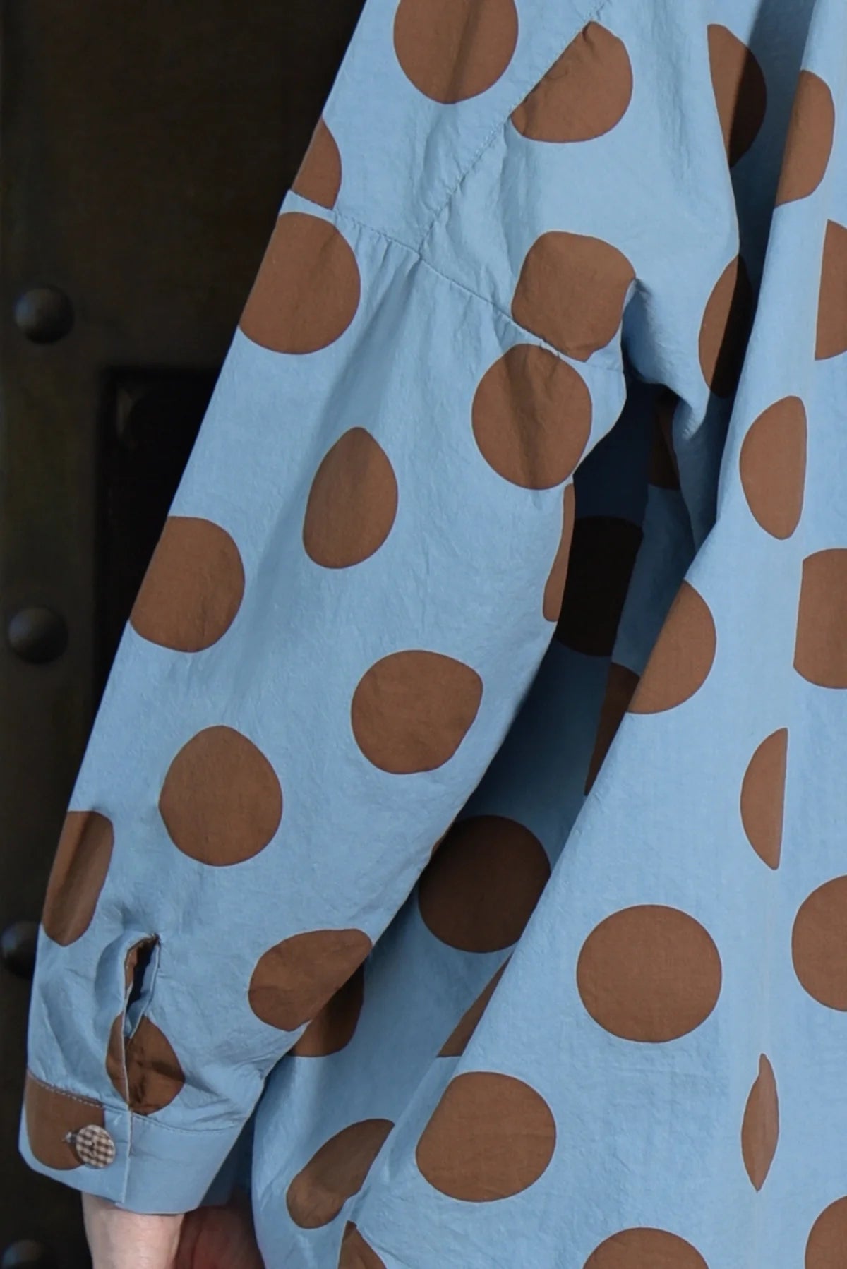 9.Curate By Trelise Cooper - LOUD AND PROUD SHIRT - BROWN SPOT