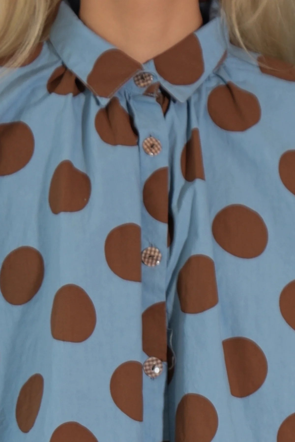 9.Curate By Trelise Cooper - LOUD AND PROUD SHIRT - BROWN SPOT