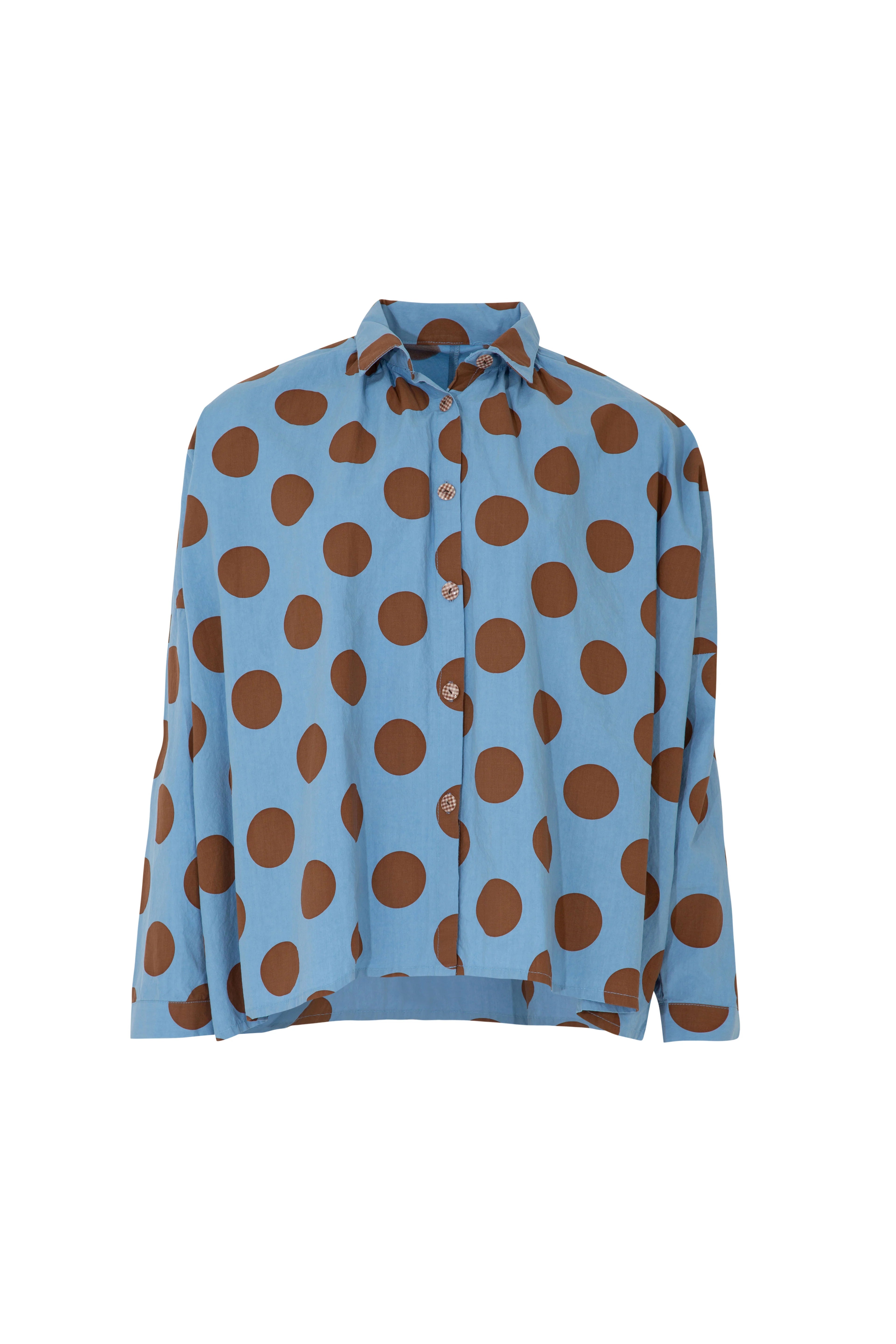 9.Curate By Trelise Cooper - LOUD AND PROUD SHIRT - BROWN SPOT