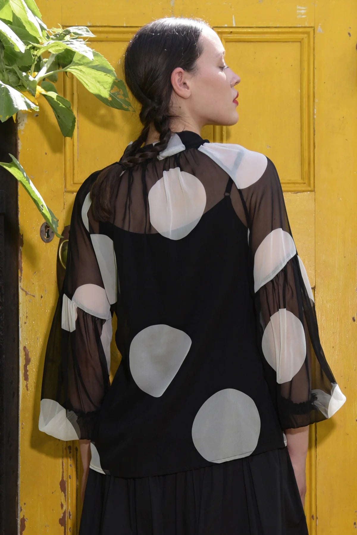 7.Curate By Trelise Cooper - KEEP YOUR COOL BLOUSE - BLACK SPOT