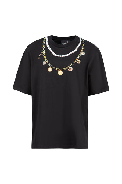 CURATE - CHARM SCHOOL T-SHIRT - BLACK