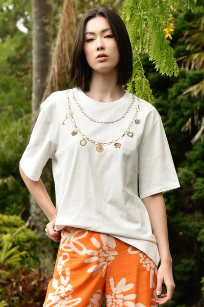 CURATE - CHARM SCHOOL T-SHIRT - WHITE