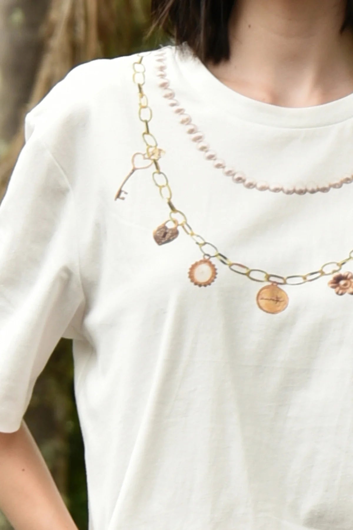 CURATE - CHARM SCHOOL T-SHIRT - WHITE