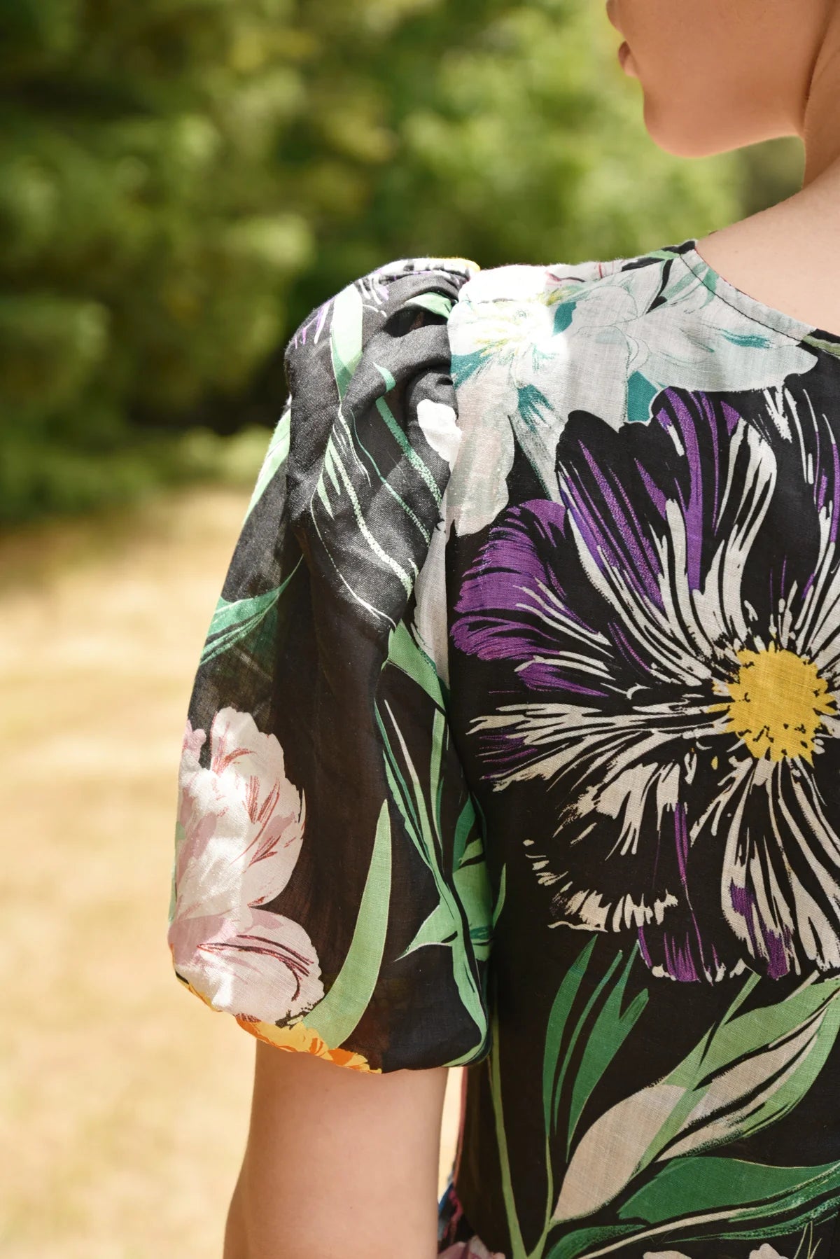 CURATE - DREAMING OF SPRING DRESS  - BLACK FLORAL