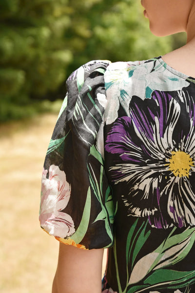 CURATE - DREAMING OF SPRING DRESS  - BLACK FLORAL