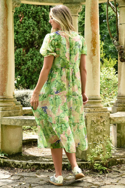 CURATE - DREAMING OF SPRING DRESS  - GREEN FLORAL
