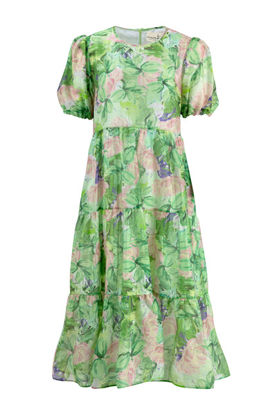 CURATE - DREAMING OF SPRING DRESS  - GREEN FLORAL