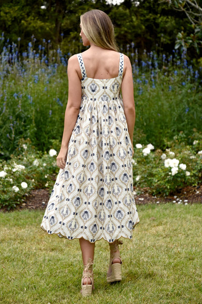 CURATE - AS REAL AS IT GETS DRESS  - IVORY EMBROIDERY