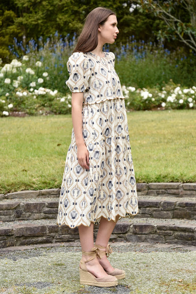 CURATE - DREAMING OF SPRING DRESS  - IVORY EMBROIDERY