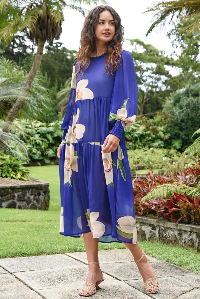 CURATE - DREAMING OF SPRING DRESS - BLUE ORCHID