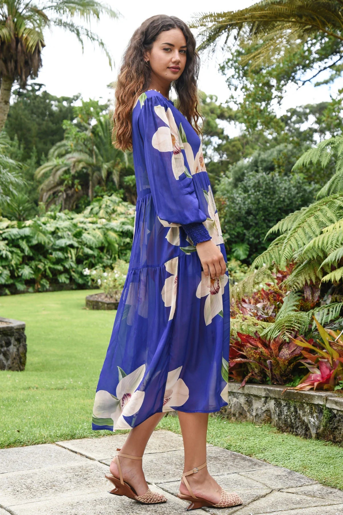 CURATE - DREAMING OF SPRING DRESS - BLUE ORCHID