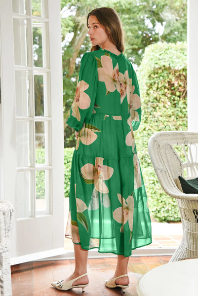 CURATE - DREAMING OF SPRING DRESS - GREEN ORCHID