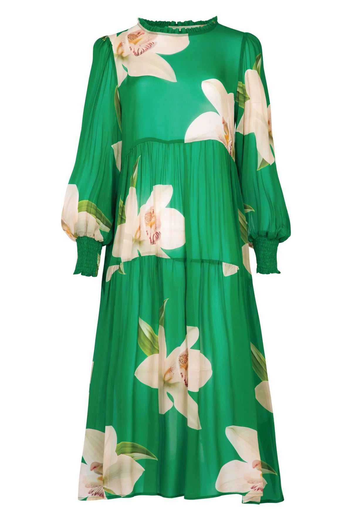 CURATE - DREAMING OF SPRING DRESS - GREEN ORCHID