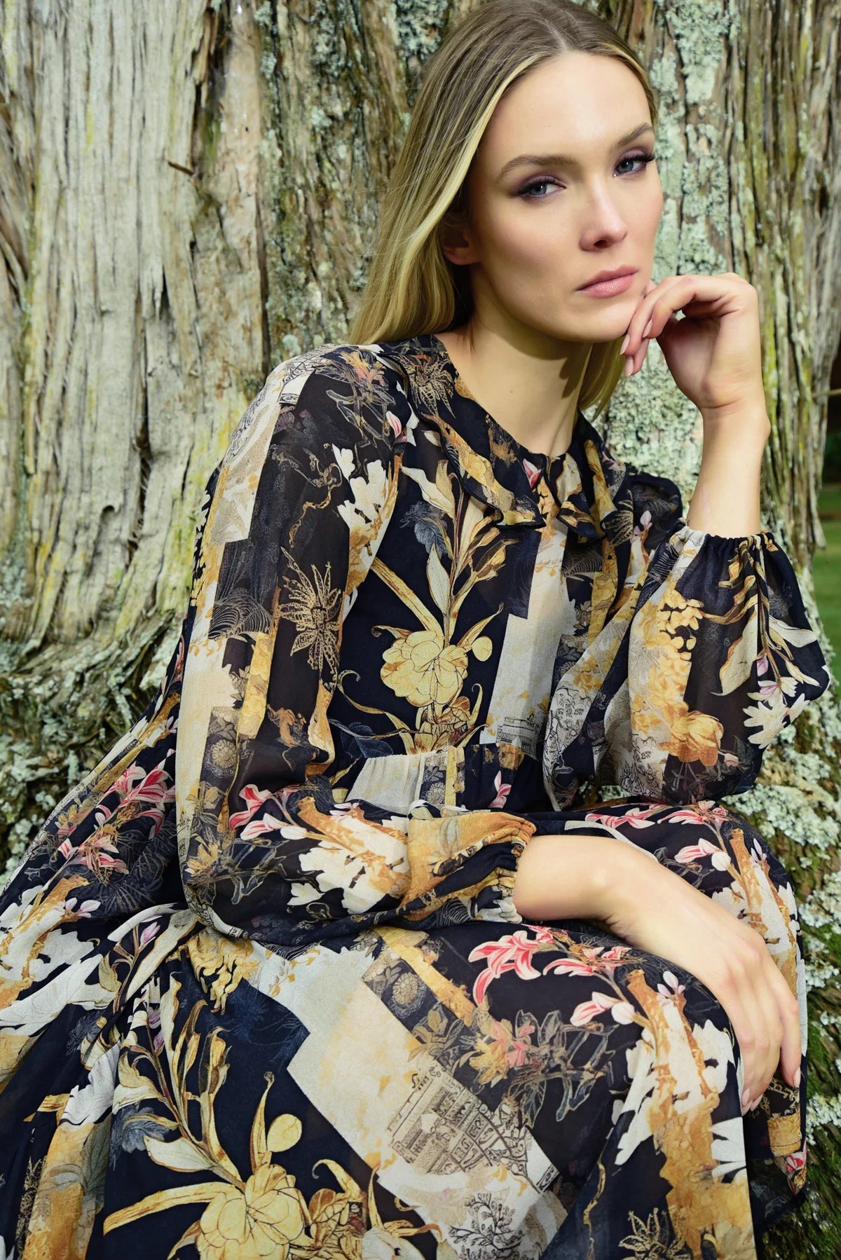 CURATE -FROCK STAR DRESS - BLACK/GOLD