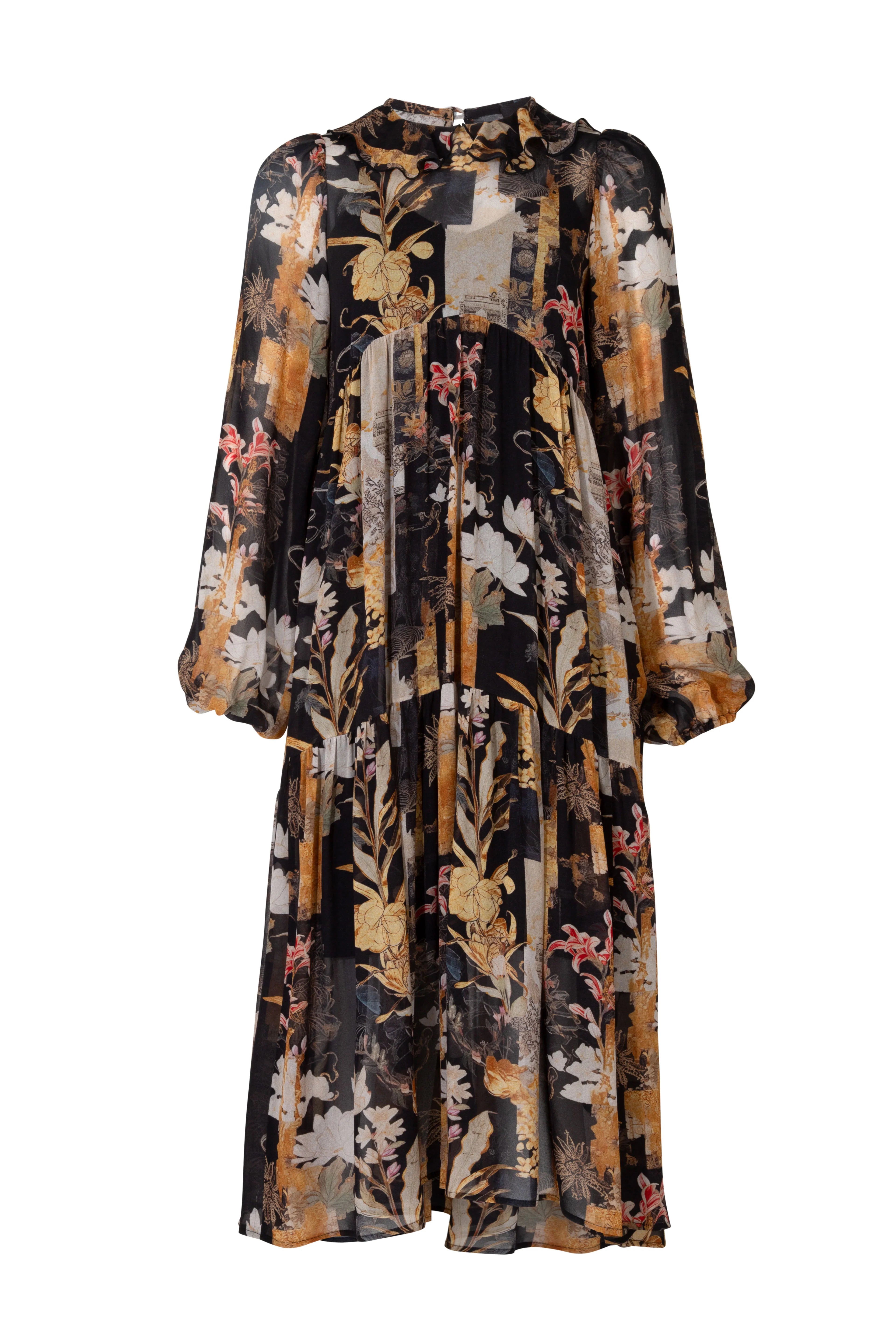 CURATE -FROCK STAR DRESS - BLACK/GOLD