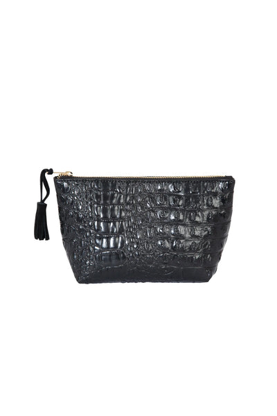 CURATE - KISS + MAKEUP BAG - BLACK