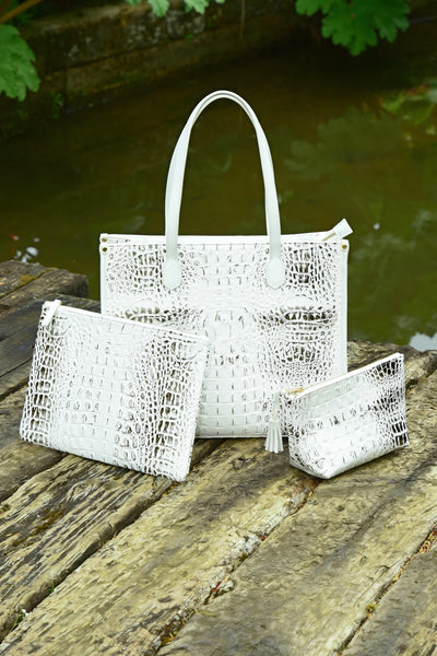 CURATE - KISS + MAKEUP BAG - ZEBRA