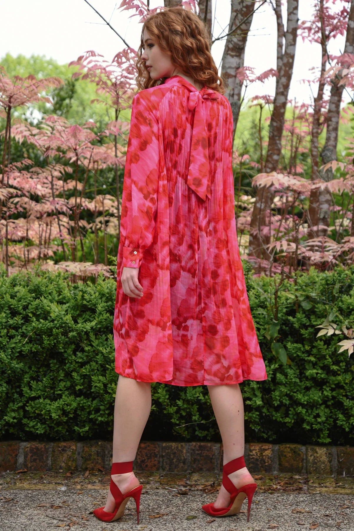 CURATE - LOVE OF LIFE DRESS - PINK/RED