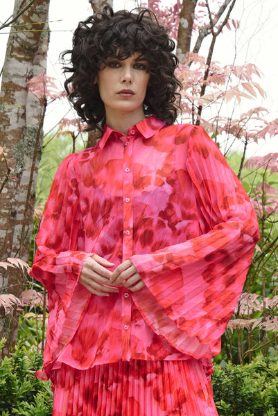 CURATE - MADE YOU LOOK SHIRT - PINK/RED
