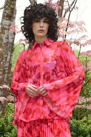 CURATE - MADE YOU LOOK SHIRT - PINK/RED