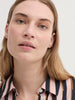 NICE THINGS - BROKEN STRIPE BASIC SHIRT - NAVY/BLUSH/GOLD