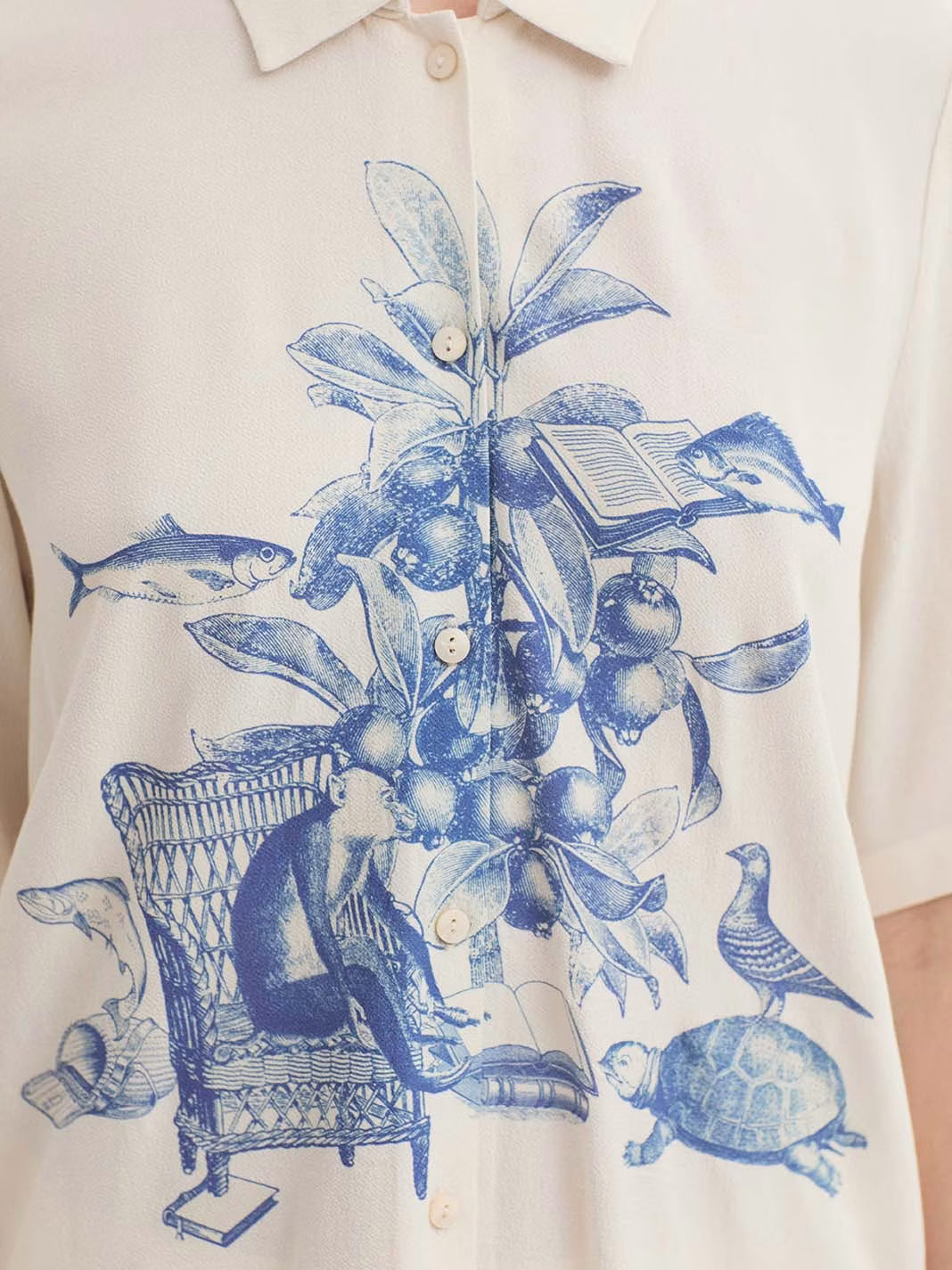 NICE THINGS - MIDSUMMER BOOKS - ECRU SHIRT