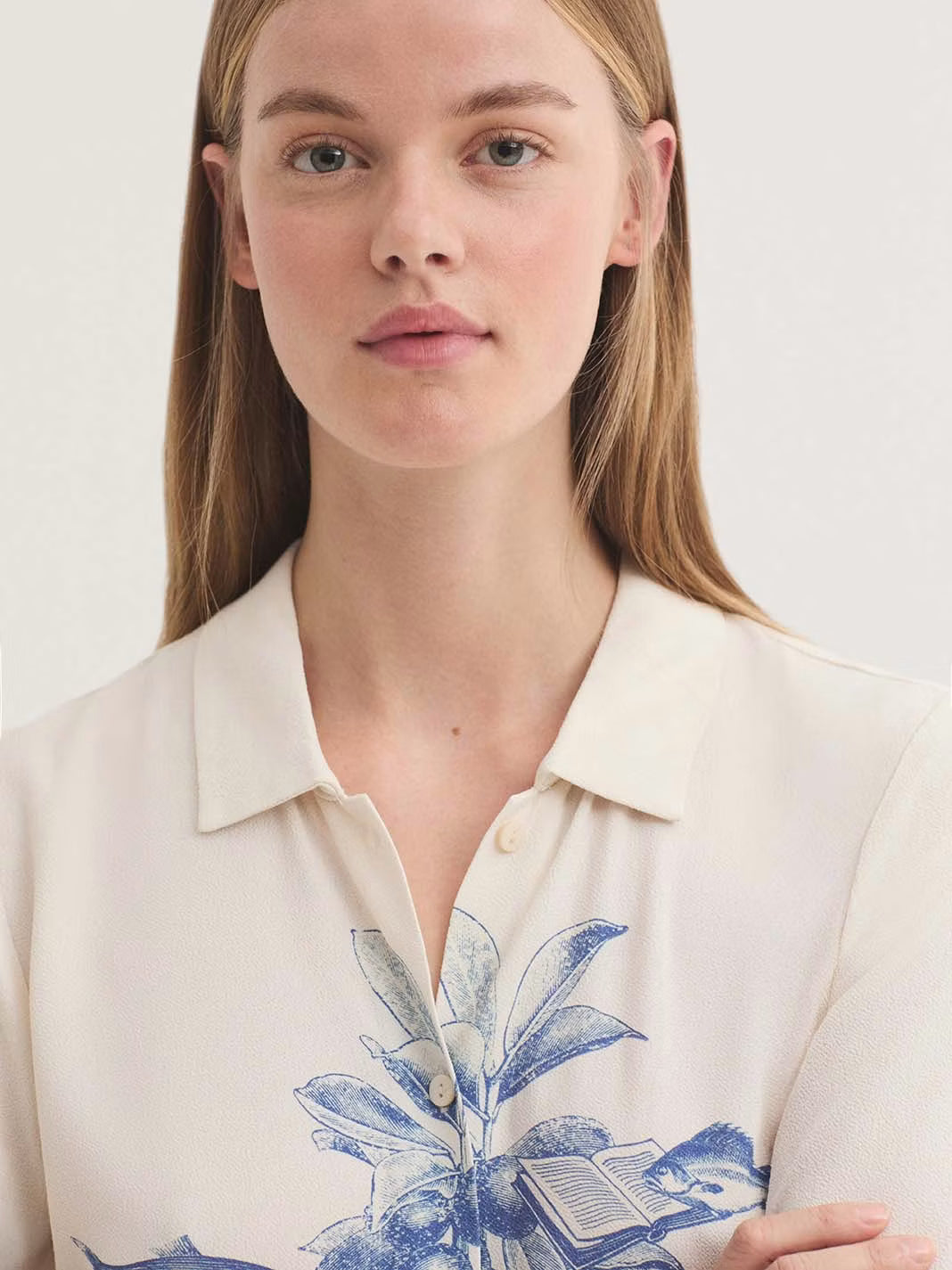 NICE THINGS - MIDSUMMER BOOKS - ECRU SHIRT