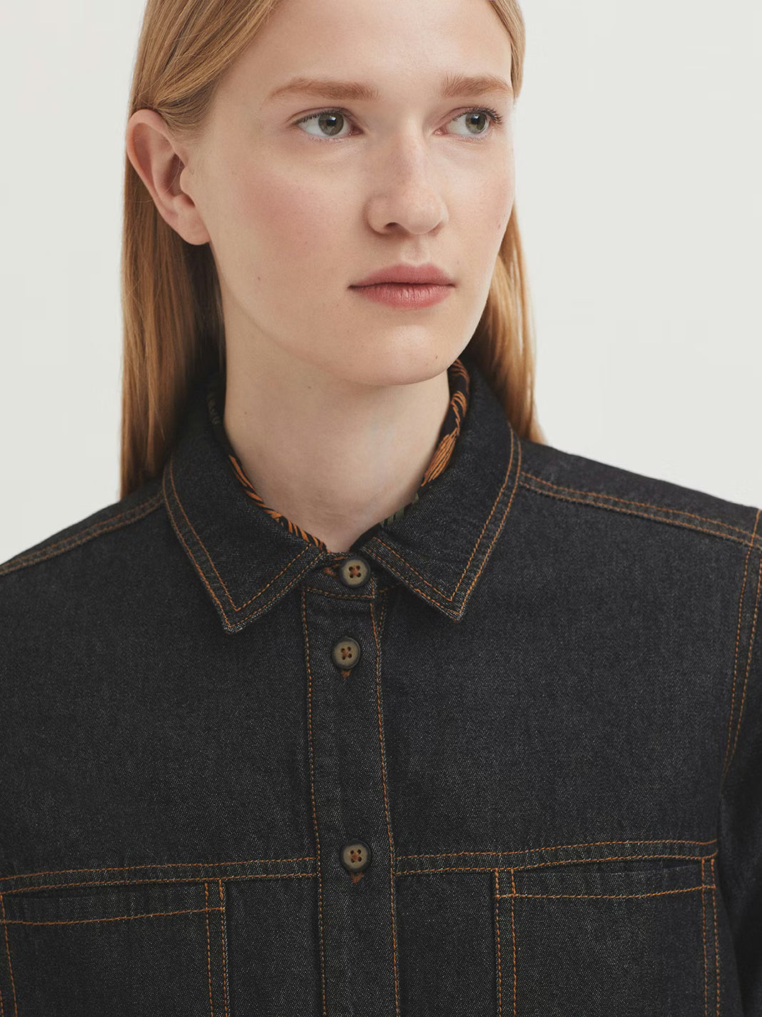 NICE THINGS - SHIRT - GREY DENIM
