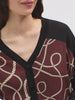 NICE THINGS PALOMA S - ANCHOR ROPES DRESS - CHESTNUT