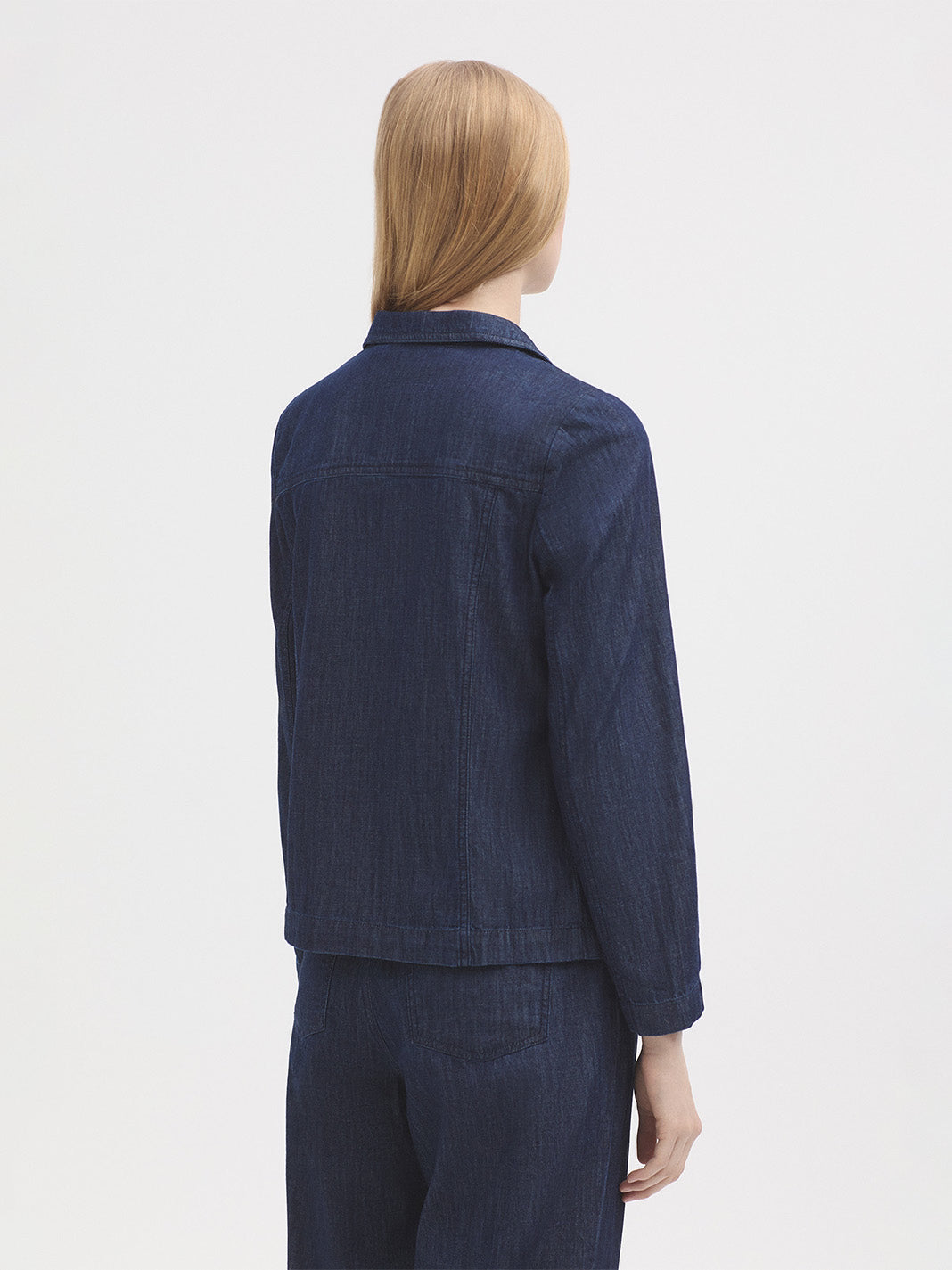 NICE THINGS PALOMA S - LAPEL DENIM BLAZER - DENIM