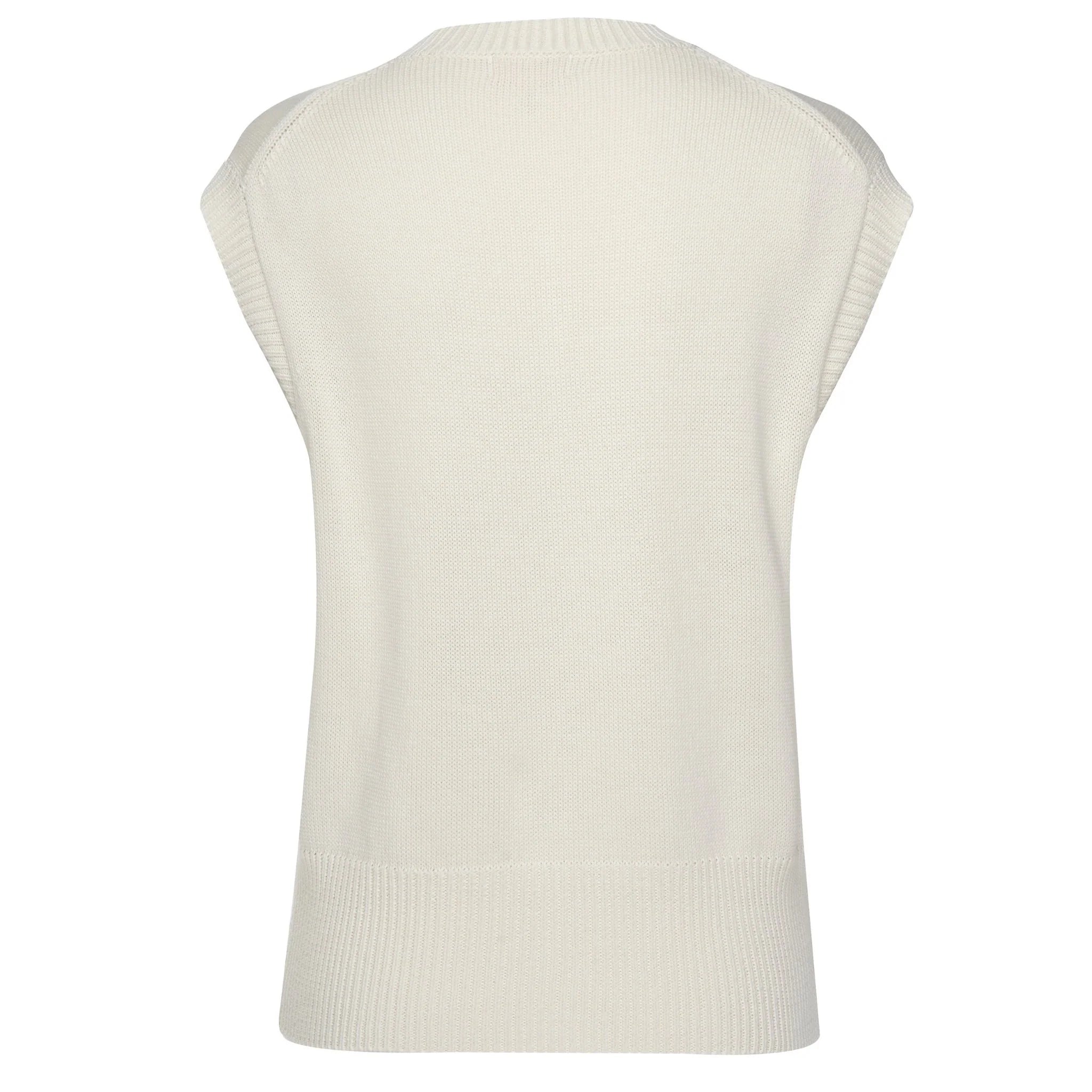 MOKE - CHLOE WOMEN'S KNIT VEST - PEARL