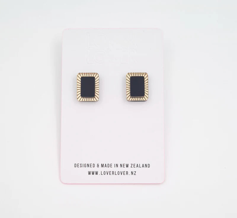 LOVER LOVER - CHRISSY STUD - BLACK/GOLD