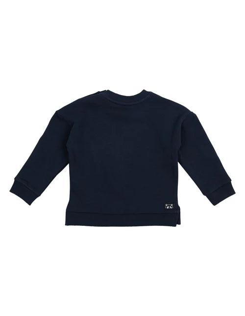 Animal Crackers - CONTRAST RAFFI CREW - NAVY